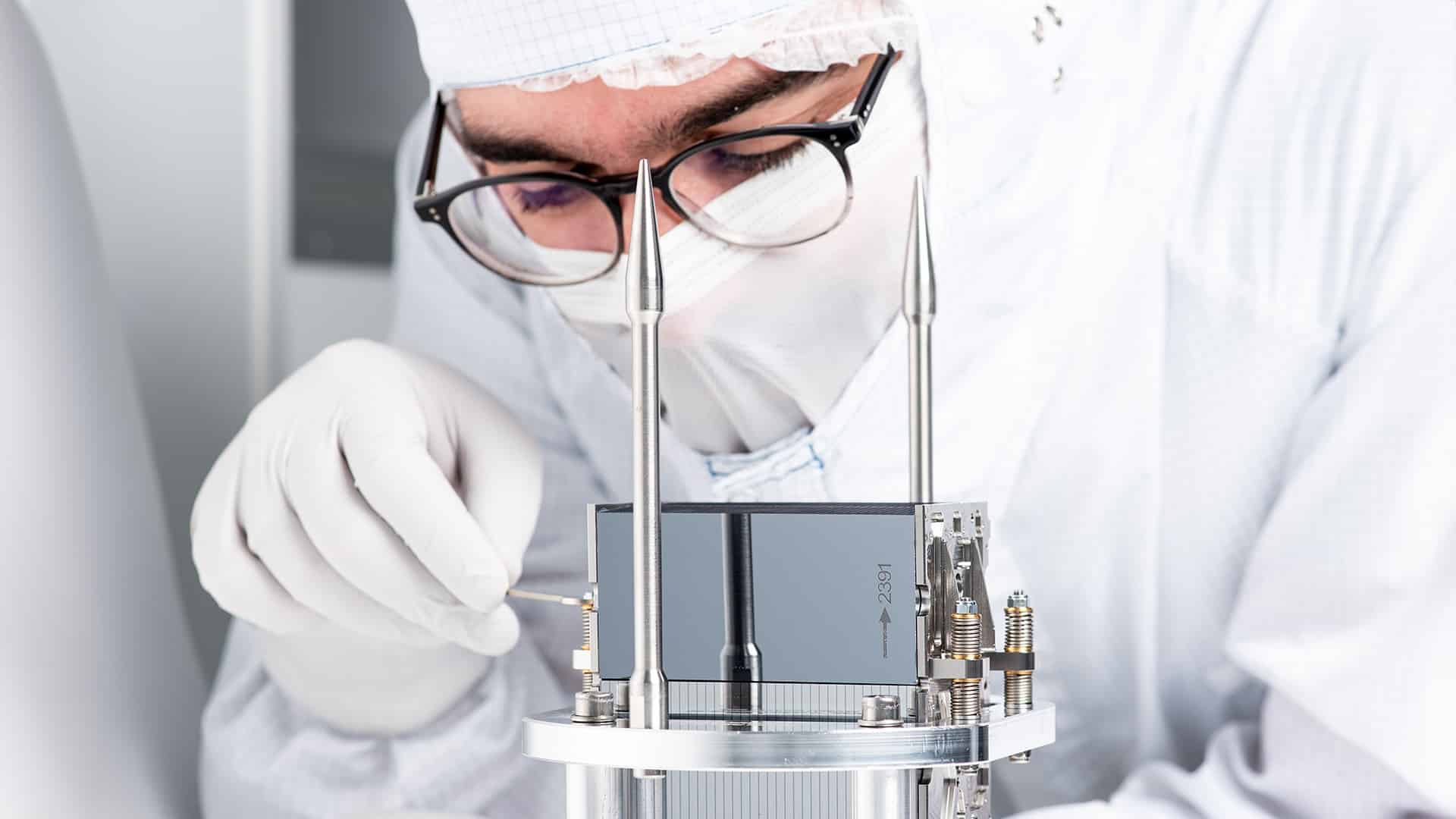 Person working on High Energy Optics